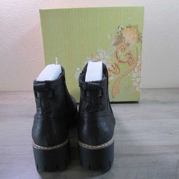 Very G Women's Pasadena Chelsea Ankle Boots Black - Picture 4 of 5